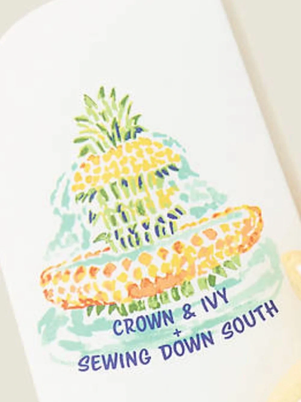 NWT Crown & Ivy x Sewing Down South Pineapple Spatula & Cookie Cutter Set